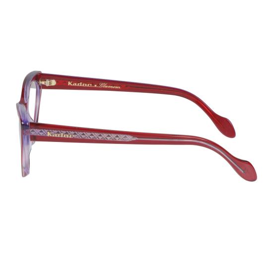  카돌 안경 코첼라 글래머 캣아이  (반투명 레드 마감) - KADOR