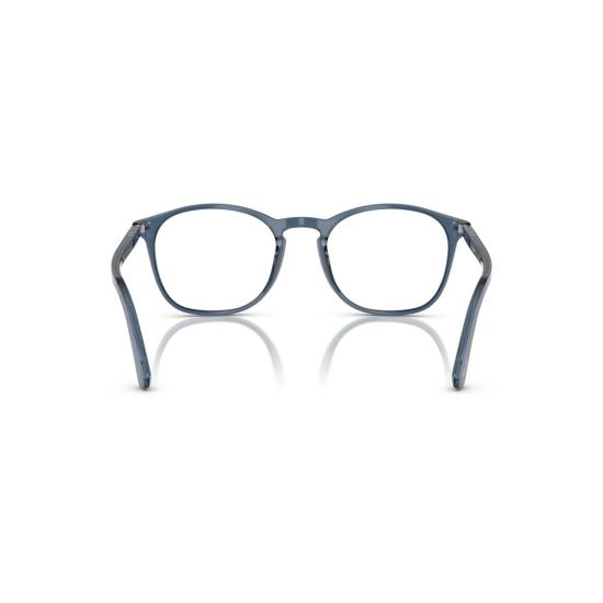 26SS 페르솔 안경 0Po3007vm 반투명 블루 아세테이트 안경테 (키홀 브릿지) - PERSOL