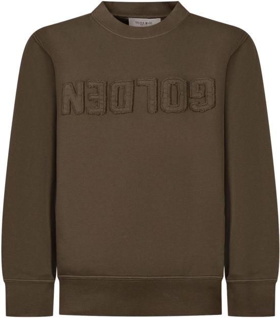 26SS [키즈] 골든구스 티셔츠 GKP02214P00224435479 BROWN