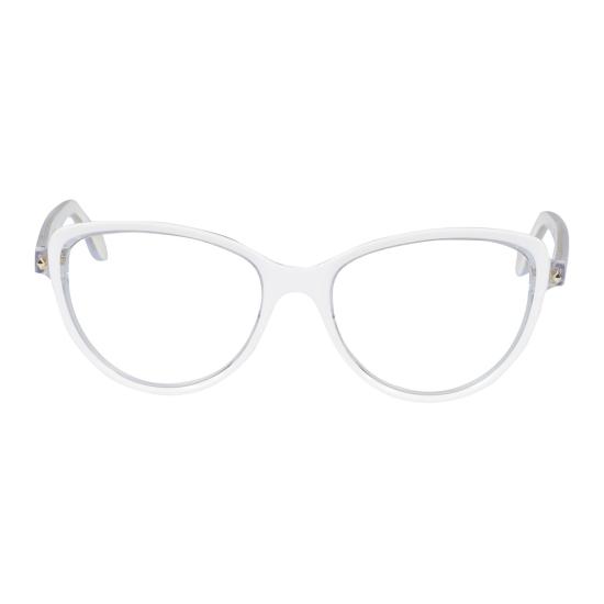  카돌 안경 멜라니 글래머-V 반투명 캣아이  (골드톤 격자 장식)