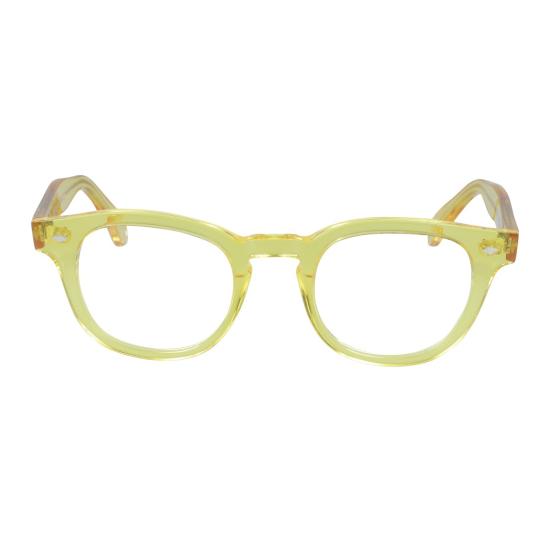  카돌 안경 졸리 칼 49 반투명 노란색 둥근 사각형 안경