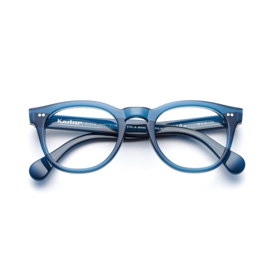  카돌 안경 턱슨-K 라운드 프레임  (유광 블루 마감)