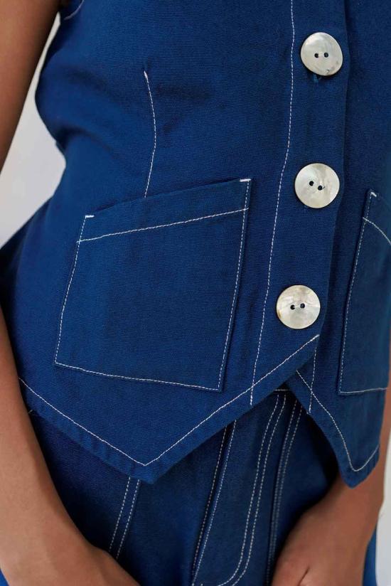  노블 베스트 쉘 플레어  네이비 - NOBLE