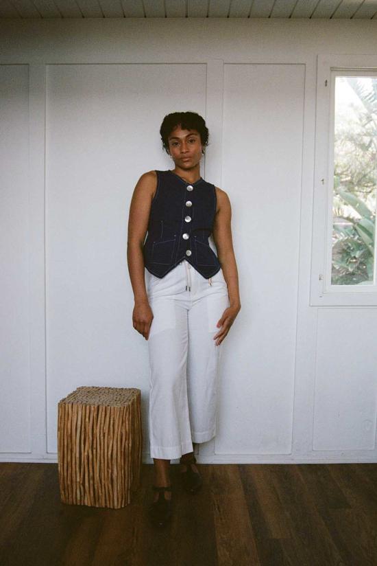  노블 베스트 쉘 플레어  네이비 - NOBLE