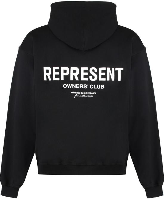 26SS 리프레젠트 후드 티셔츠 OCM41122 BLACK - REPRESENT