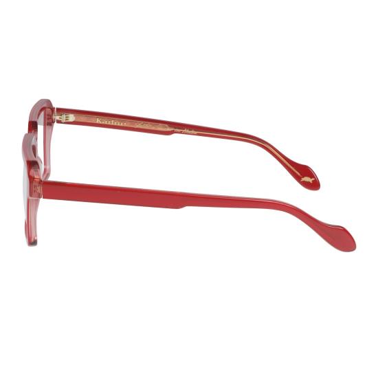  카돌 안경 디스코 라이트 기하학적 사각형 프레임 안경 (각진 브릿지 포함) - KADOR