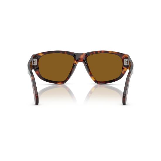 26SS 페르솔 선글라스 0Po0050s 호피무늬 아세테이트  (실버 화살표 디테일) - PERSOL