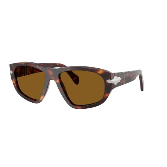 26SS 페르솔 선글라스 0Po0050s 호피무늬 아세테이트  (실버 화살표 디테일) - PERSOL