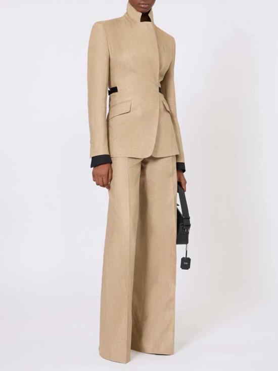 26SS 막스마라 스트레이트 팬츠 2611131243600 003 CAMMELLO - MAX MARA