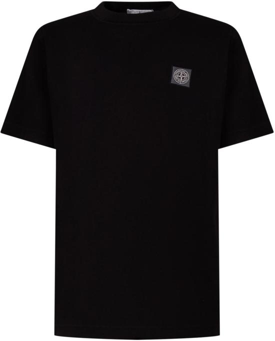 26SS [키즈] 스톤 아일랜드 티셔츠 L1S162100005S0050V0029 BLACK