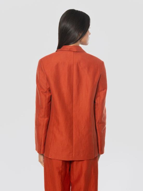 26SS 클로즈드 자켓 Lino e Viscosa Mattone 소재의 Giacca 블레이저 - CLOSED