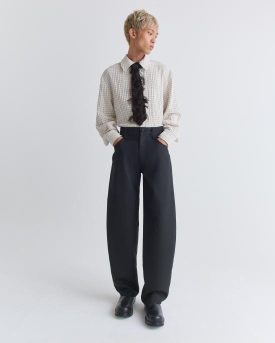 26SS 세퍼 수트 팬츠 GINO TROUSER FINE BLACK WOOL DOM