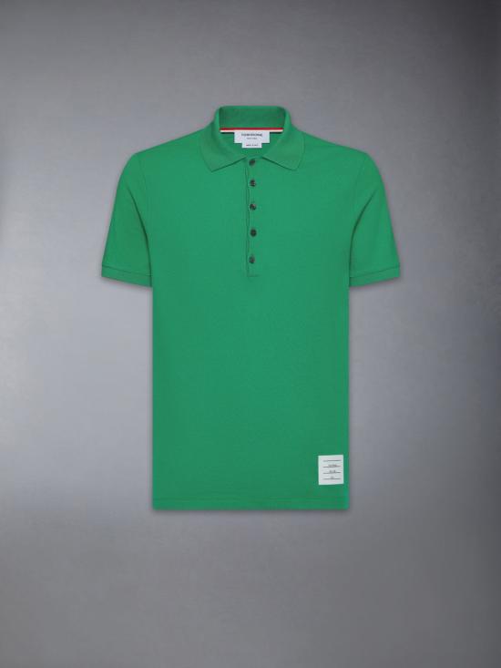 26SS 톰브라운 클래식 피케 4바 숏슬리브 폴로 티셔츠 MJP110P 00050 330 GREEN DOM