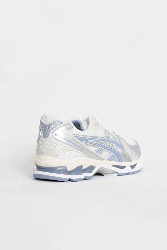26SS 아식스 젤 카야노 14 스니커즈 1203A537 115 WHITE LIGHT NAVY Turchese - ASICS
