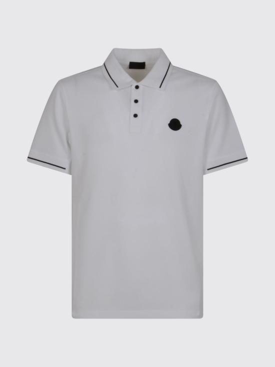 26SS 몽클레어 폴로 티셔츠 8A00013 89A16 001 WHITE DOM