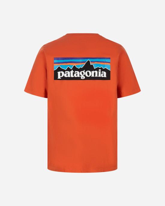26SS 파타고니아 반팔 티셔츠 37882CLOR COAL ORANGE DOM - PATAGONIA