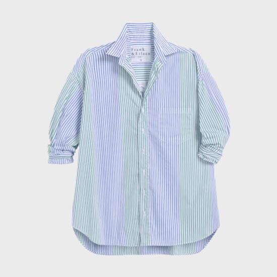  프랭크 앤 에일린 셔츠 프랭크 앤 엘린 엘린 릴렉스 버튼업 셔츠 - FRANK & EILEEN