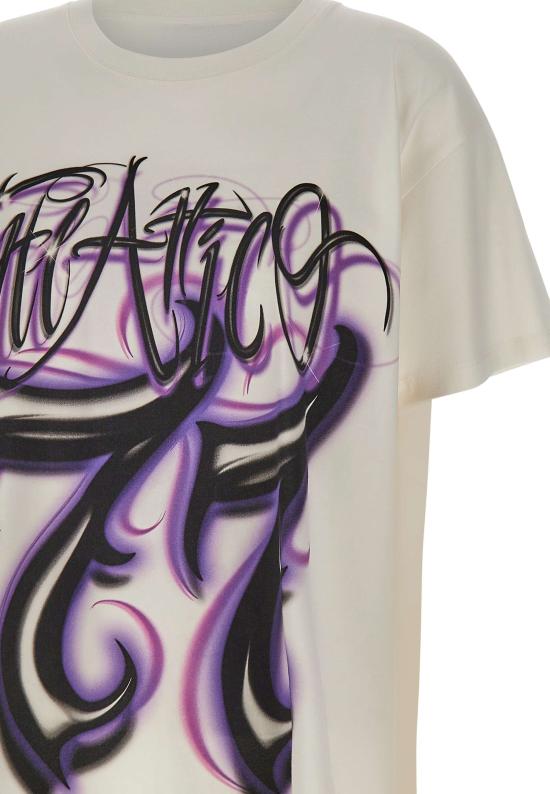 26SS 디 아티코 반팔 티셔츠 260WCT00353 JJJ025GR445 White - THE ATTICO