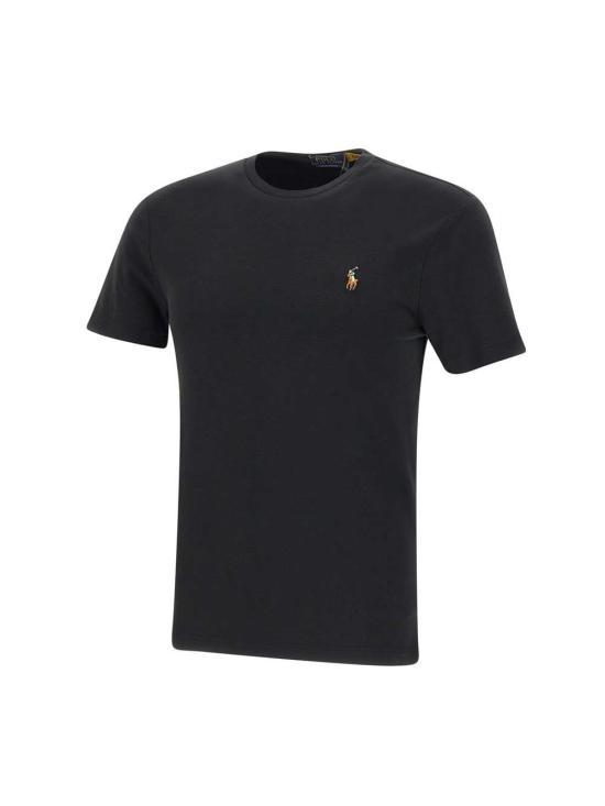 26SS 폴로 랄프로렌 포니 로고 자수 반팔티 710740727 001 Black - POLO RALPH LAUREN