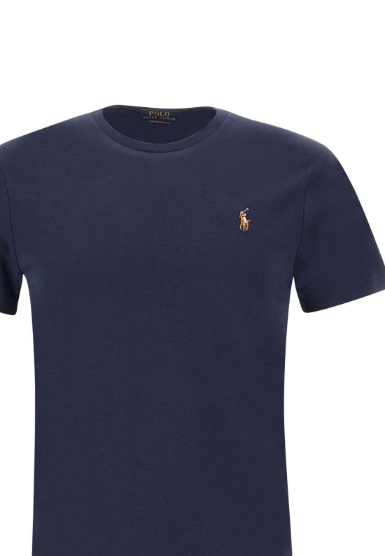 26SS 폴로 랄프로렌 포니 로고 자수 반팔티 710740727 003 Blue - POLO RALPH LAUREN