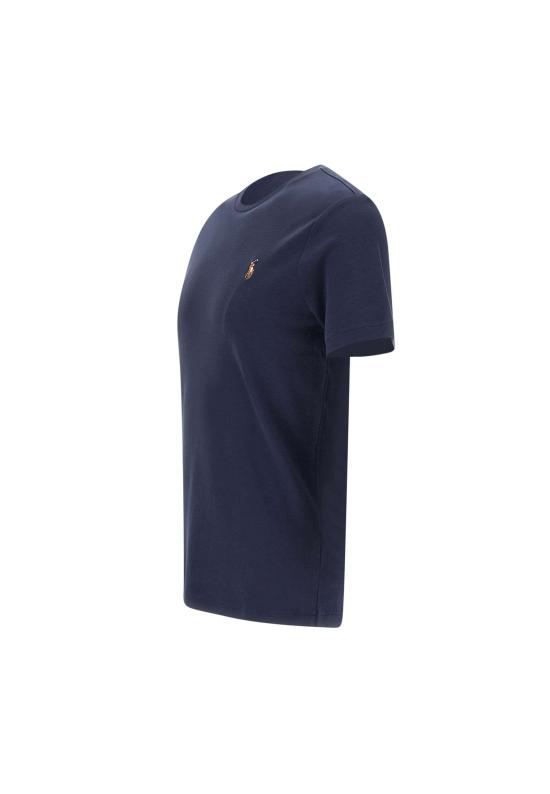 26SS 폴로 랄프로렌 포니 로고 자수 반팔티 710740727 003 Blue - POLO RALPH LAUREN