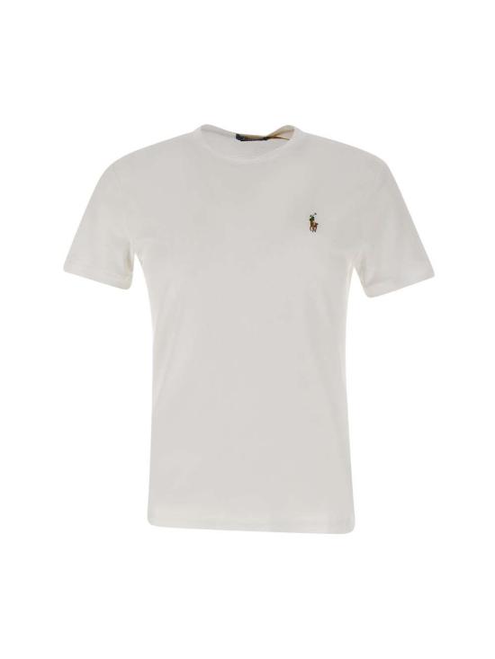 26SS 폴로 랄프로렌 포니 로고 자수 반팔티 710740727 002 White - POLO RALPH LAUREN