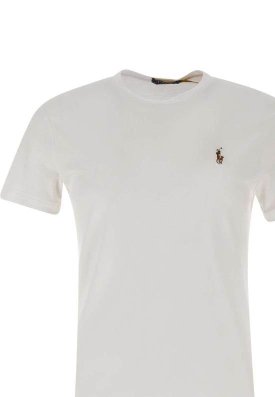 26SS 폴로 랄프로렌 포니 로고 자수 반팔티 710740727 002 White - POLO RALPH LAUREN
