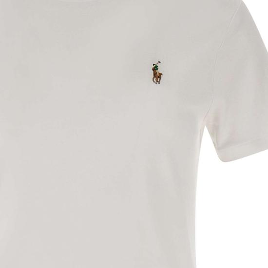 26SS 폴로 랄프로렌 포니 로고 자수 반팔티 710740727 002 White - POLO RALPH LAUREN