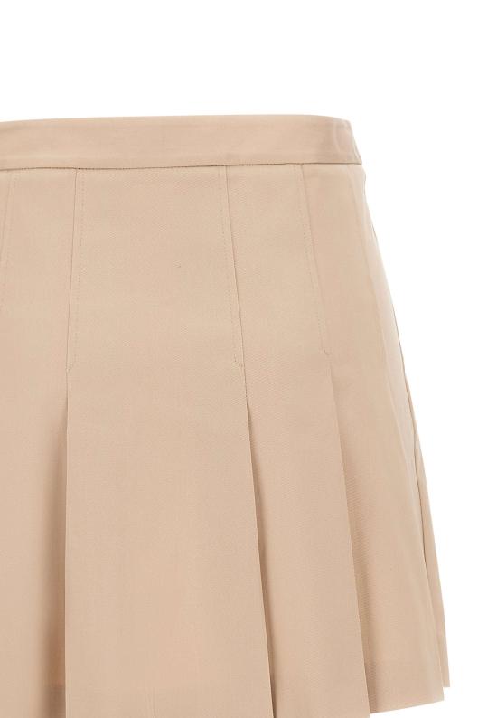 26SS 라코스테 미디 스커트 JF8001 X6F BEIGE - LACOSTE