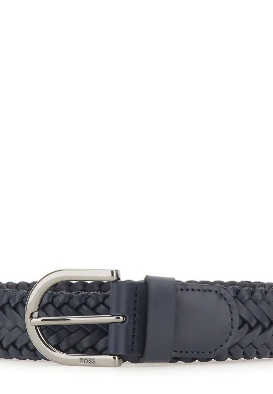 26SS 보스 가죽 벨트 50563980 401 BLUE - BOSS