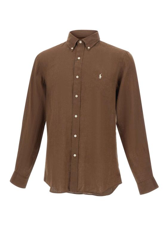 26SS 폴로 랄프로렌 긴팔 셔츠 710966294 514 BROWN