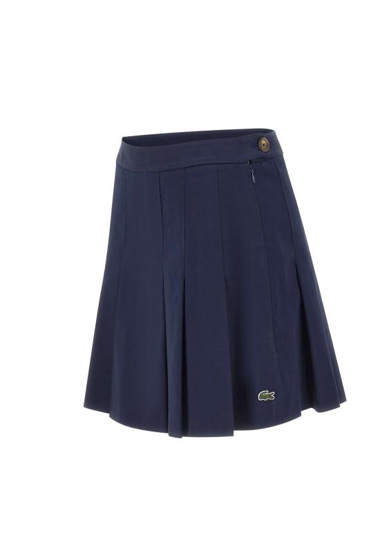 26SS 라코스테 미디 스커트 JF8001 166 BLUE - LACOSTE