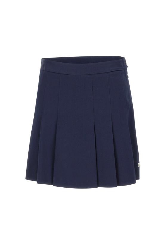 26SS 라코스테 미디 스커트 JF8001 166 BLUE