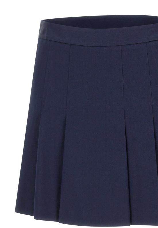 26SS 라코스테 미디 스커트 JF8001 166 BLUE - LACOSTE