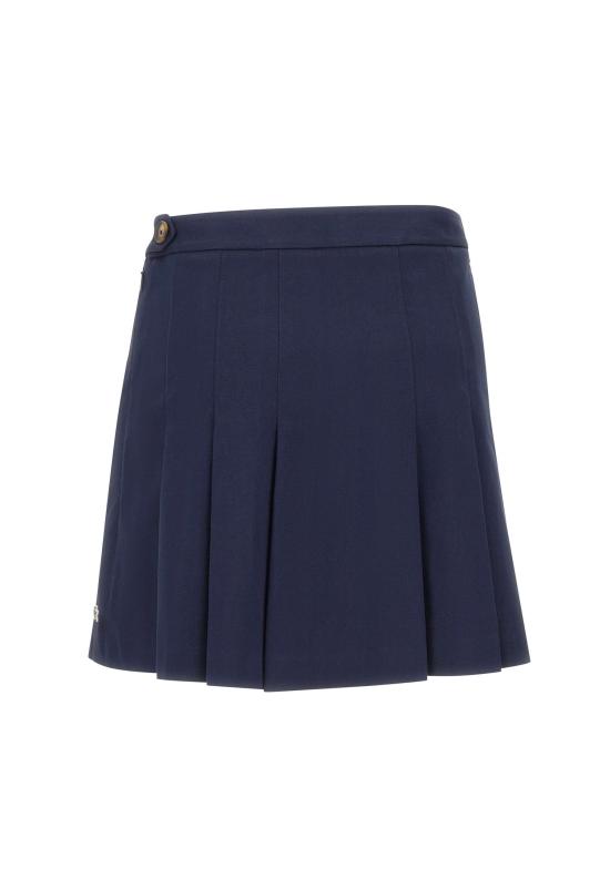 26SS 라코스테 미디 스커트 JF8001 166 BLUE - LACOSTE
