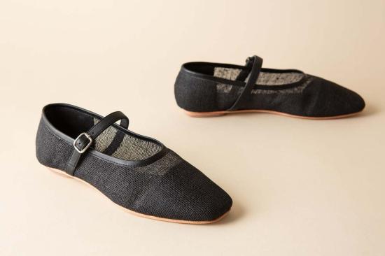  후마 블랑코 플랫 슈즈 Huma Blanco 페니 발레 플랫 - HUMA BLANCO