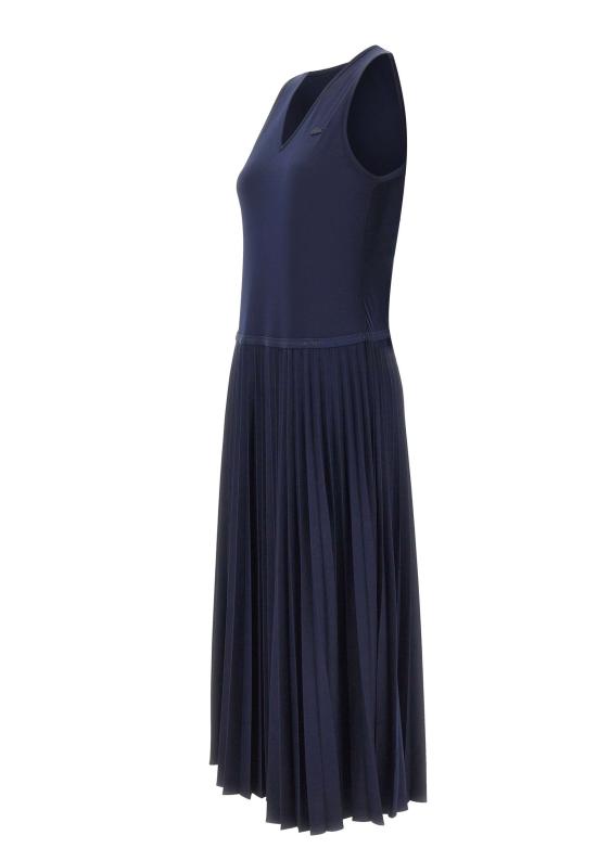 26SS 라코스테 미디 원피스 EF2432 166 BLUE - LACOSTE