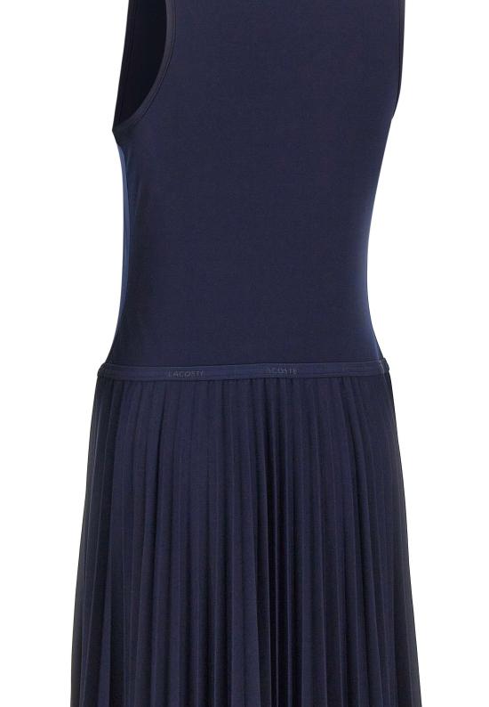 26SS 라코스테 미디 원피스 EF2432 166 BLUE - LACOSTE