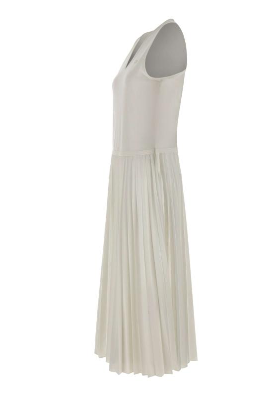 26SS 라코스테 미디 원피스 EF2432 70V WHITE - LACOSTE