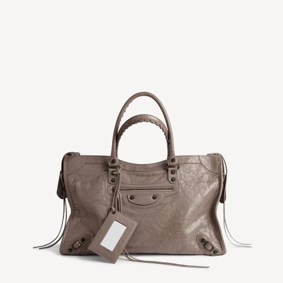 26SS 발렌시아가 토트백 8657652ACFH5848 Brown