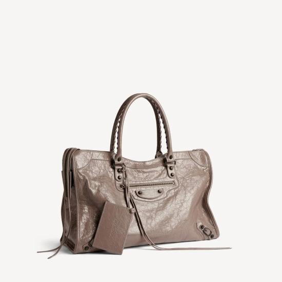 26SS 발렌시아가 토트백 8657652ACFH5848 Brown - BALENCIAGA