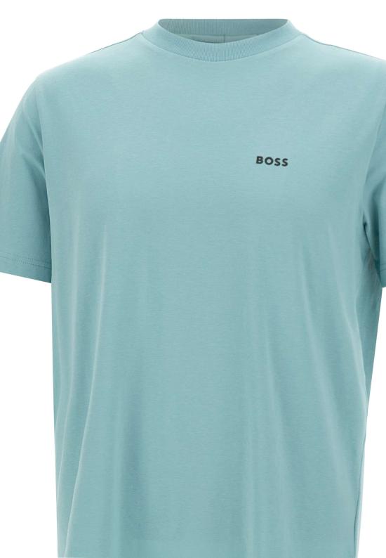 26SS 보스 반팔 티셔츠 50506373 445 Light Blue - BOSS