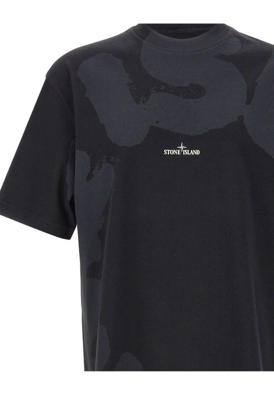 26SS 스톤 아일랜드 반팔 티셔츠 2100002S0365 V0029 Black - STONE ISLAND