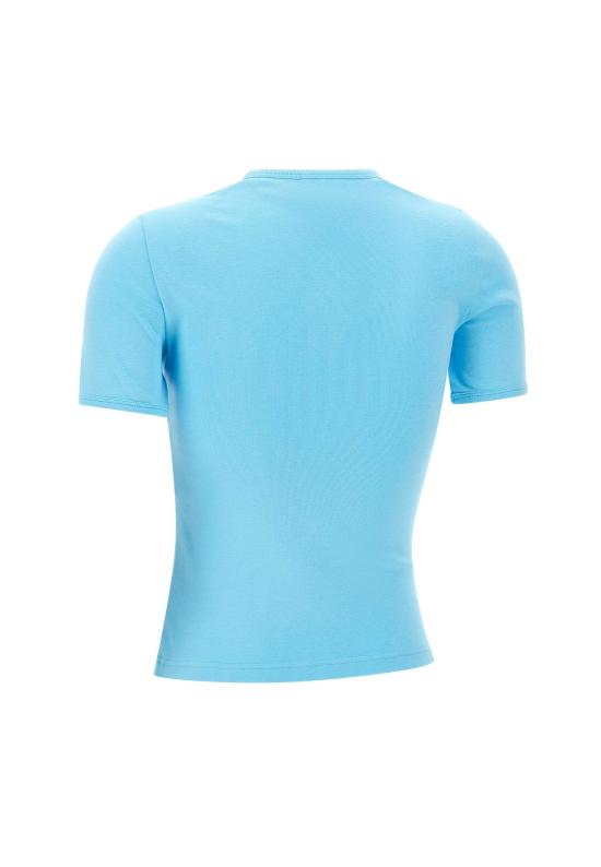 26SS 쿠레쥬 반팔 티셔츠 125JTS017JS0203 7027 Blue - COURREGES