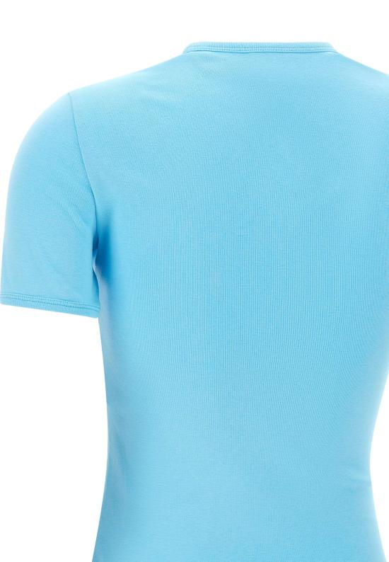 26SS 쿠레쥬 반팔 티셔츠 125JTS017JS0203 7027 Blue - COURREGES