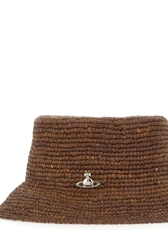 26SS 비비안웨스트우드 버킷햇 81020009 K005NC405 Brown - VIVIENNE WESTWOOD