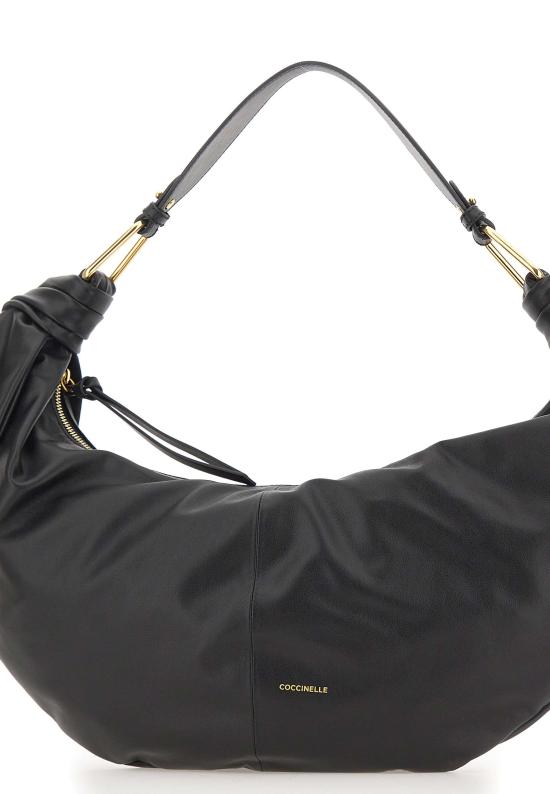 26SS 코치넬리 숄더백 U1A130101 001 Black - COCCINELLE