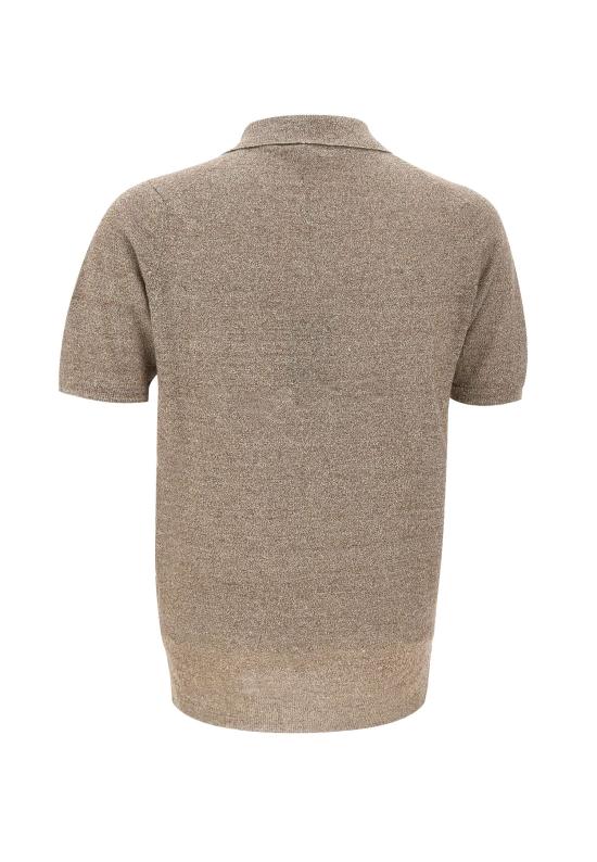 26SS 필리포 드 로렌티스 폴로 티셔츠 PL1MCSK LC14R921 Brown - FILIPPO DE LAURENTIIS