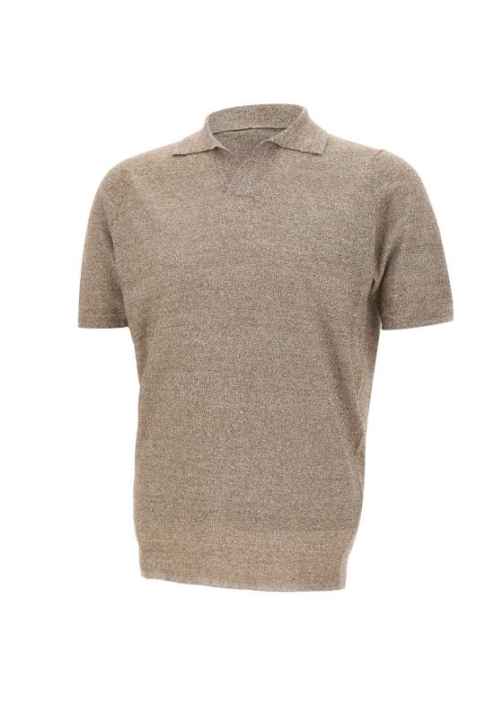 26SS 필리포 드 로렌티스 폴로 티셔츠 PL1MCSK LC14R921 Brown