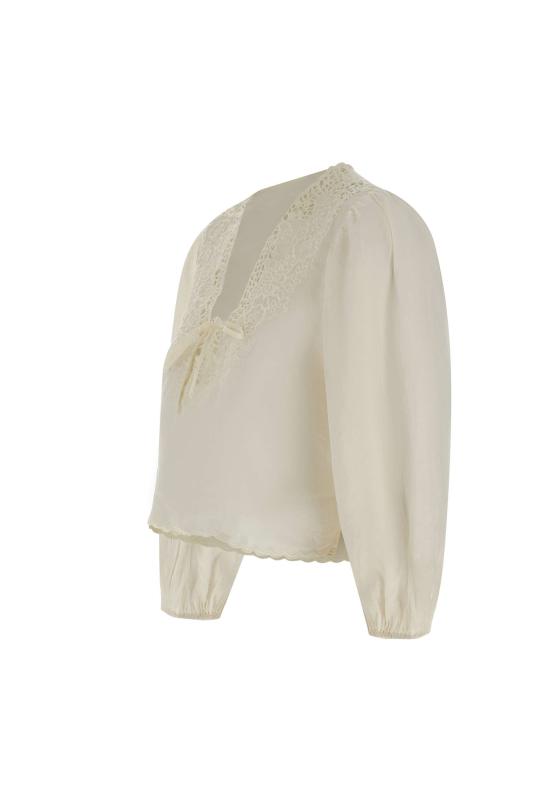 26SS 보스 블라우스 50556734 118 WHITE - BOSS